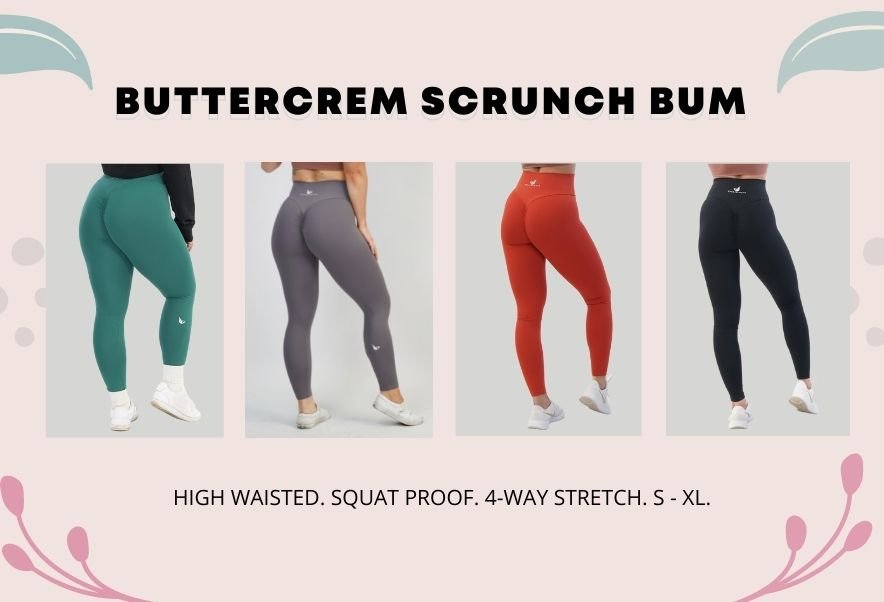 Our Best Selling colors in the NEW Soft Waistband Scrunch Butt