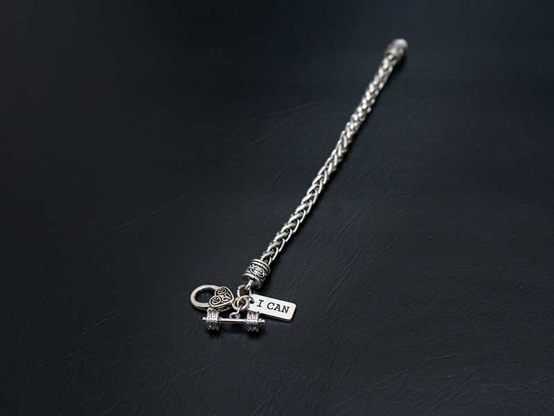 Bracelet Silver Stainless Steel.