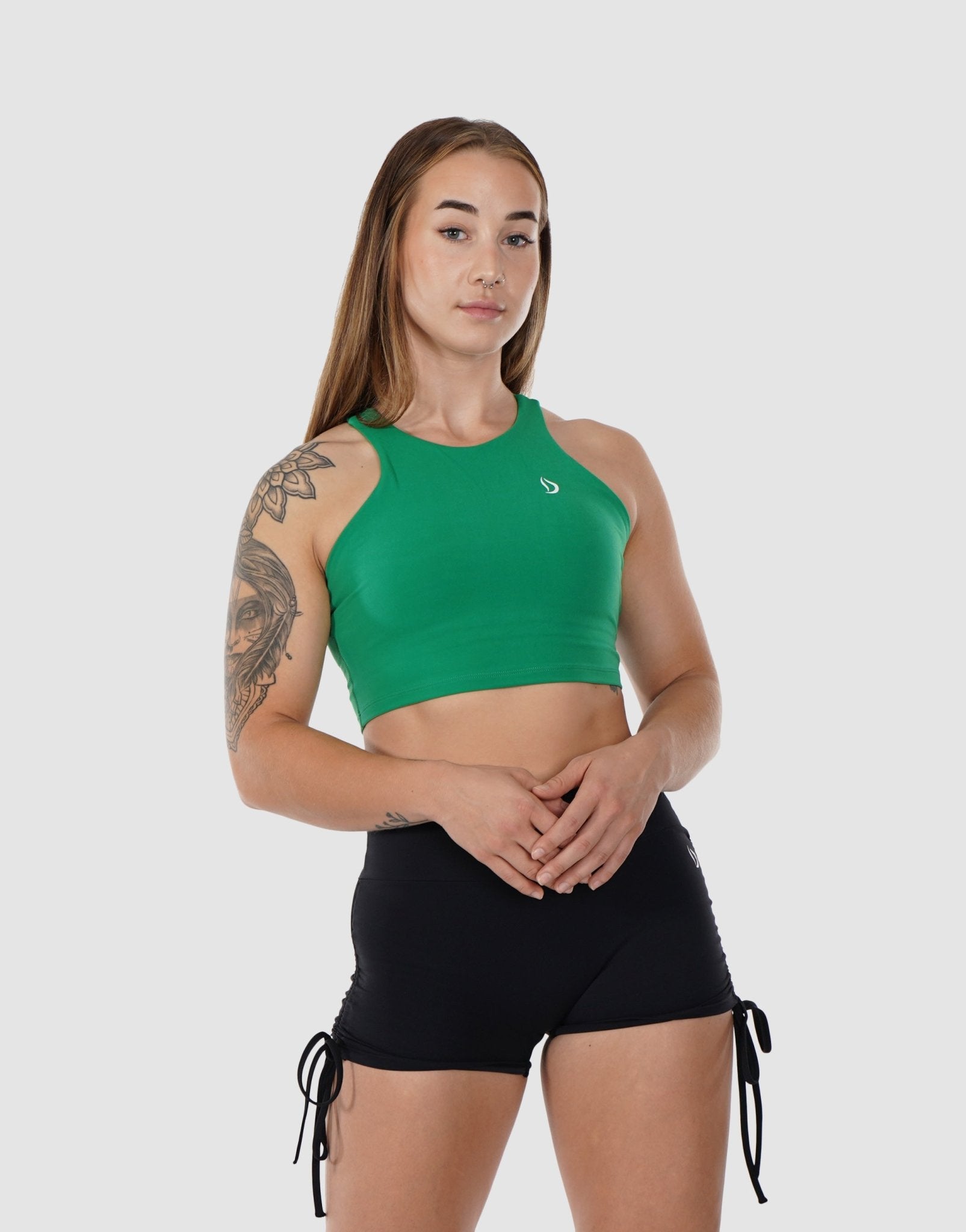 Let's Gym USA Brazilian Fashion Fitness Bra Top Seamless Lime Green