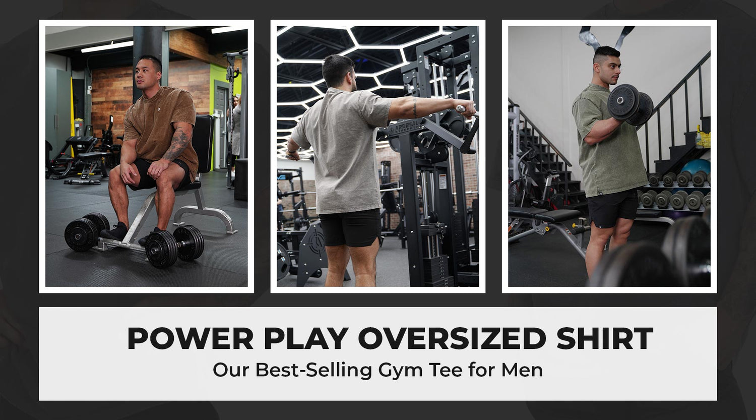 Devoteewear Power Play Oversized Shirt for men – premium pump cover for gym workouts, showcasing fit, comfort, and performance.