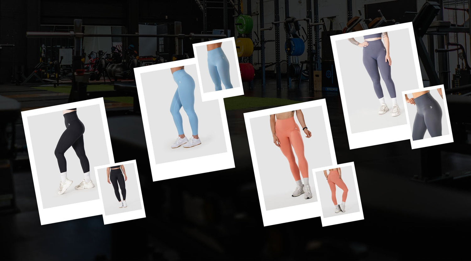 Woman performing barbell hip thrusts wearing Devoteewear Core Leggings in a gym