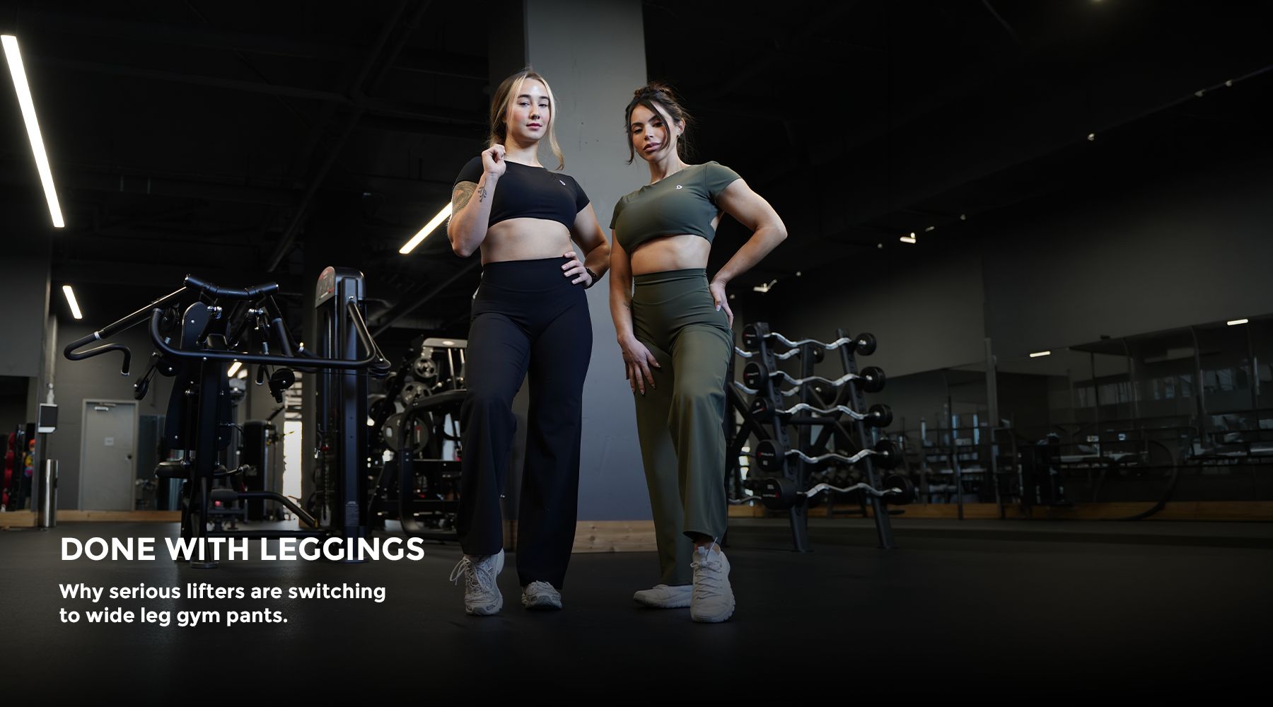 Wide Leg Gym Pants for Women Who Lift | Devoteewear