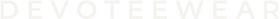 Devoteewear wordmark, Bone #F5F3EF, sale week transparent header