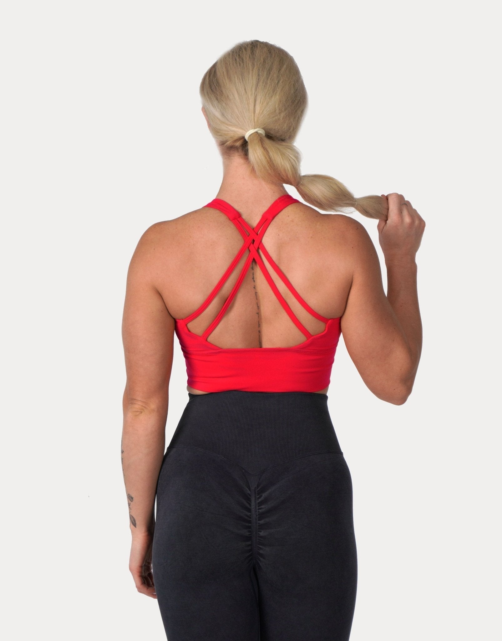 nsendm Female Underwear Adult Sweat Vest Waist Trainer Women's Sports Bra  Big Chest Small Running Shockproof Gathering No Steel Decree Tops  for(Black