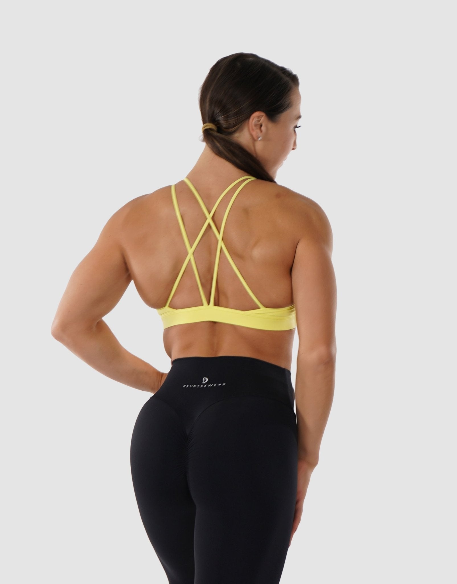 Women's - Fitted Fit Sport Bras or Sleeveless or Long Sleeves or Pants or  Hoodies and Sweatshirts in Pink or White or Blue or Brown for Training