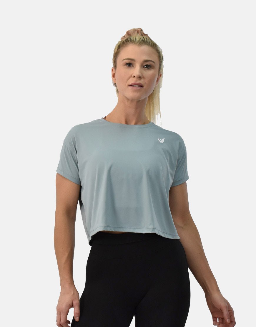 Flo Cropped T-Shirt-Devoteewear-CA$ 48.00