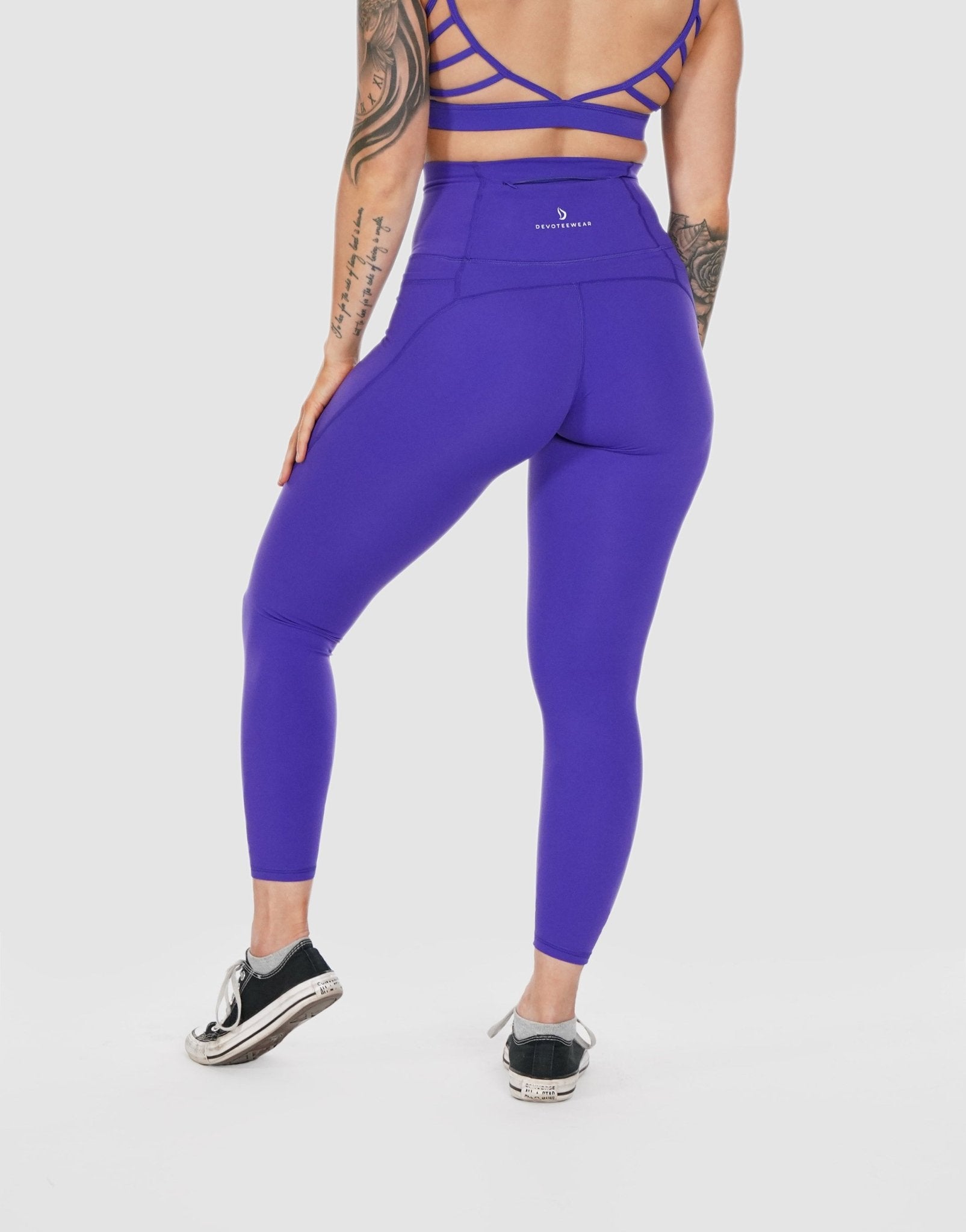 Purple workout legging