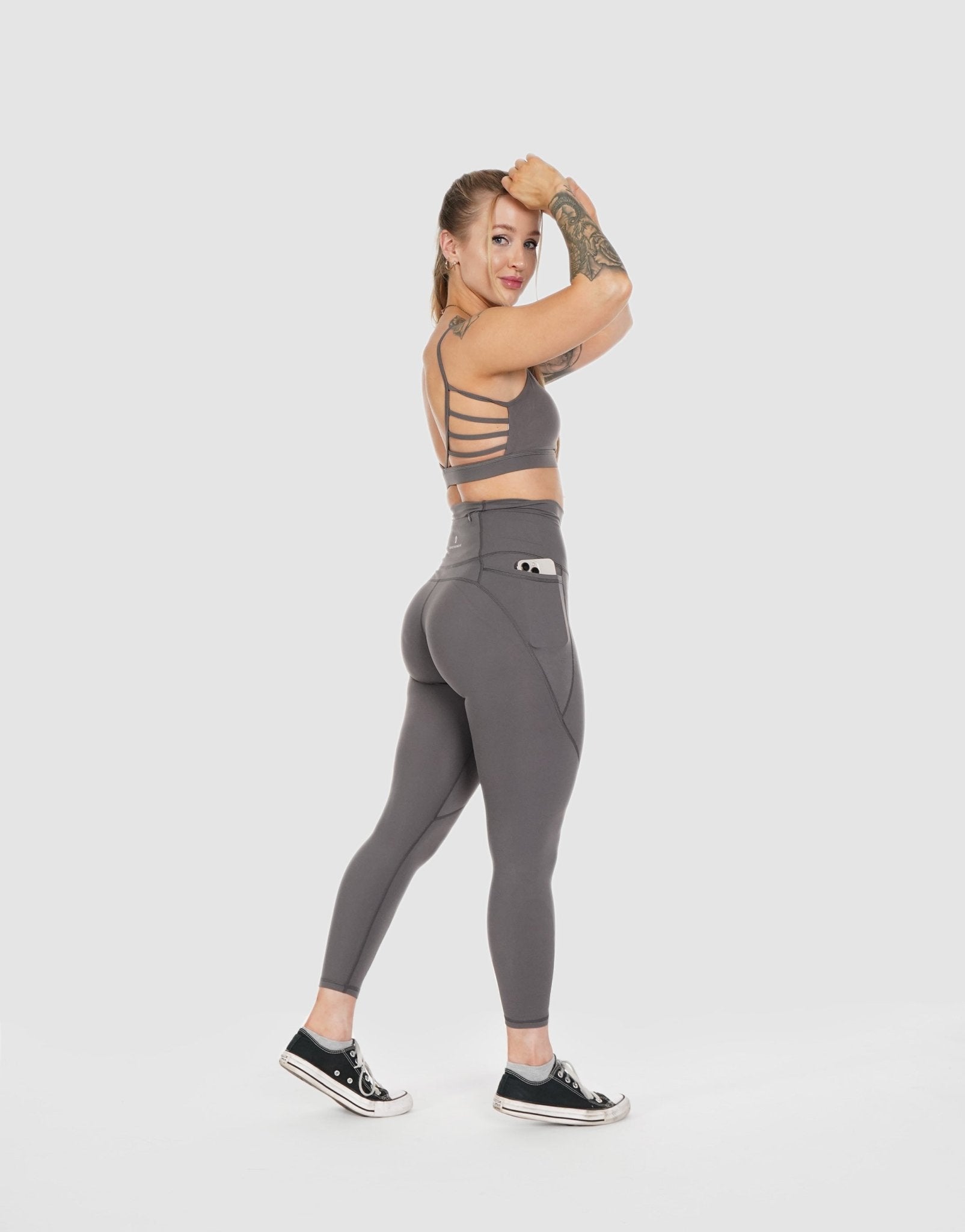 Scrunch Butt Leggings With Flap Pockets , Gym and Active Leggings for Women  , Yoga Pants , Light Blue Leggings , Pocket Leggings, Fit Wear -   Singapore