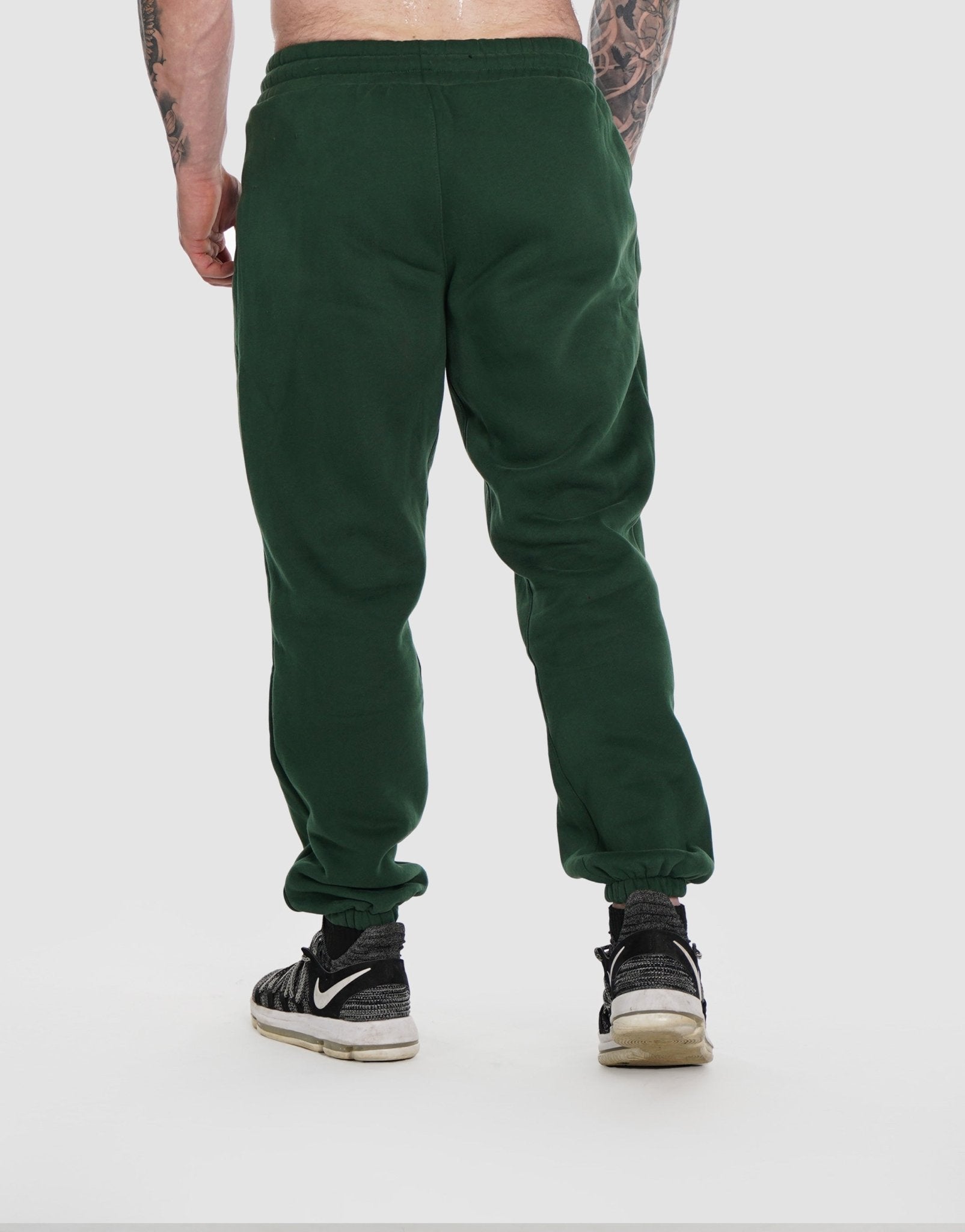 Major Win Distressed Joggers In Deep Forest • Impressions Online